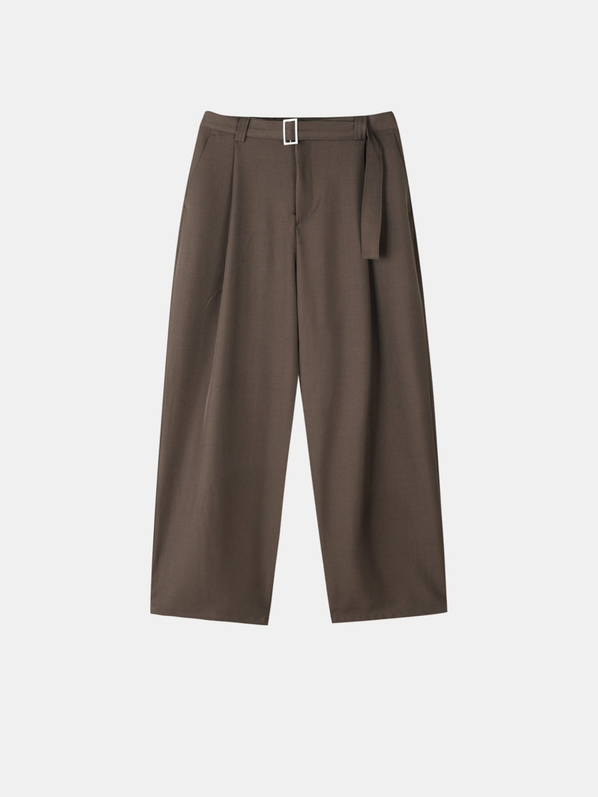 MAGNOLIA Loop Belted Wide Pants(BROWN,CHARCOAL,BLACK) 商品画像10/21