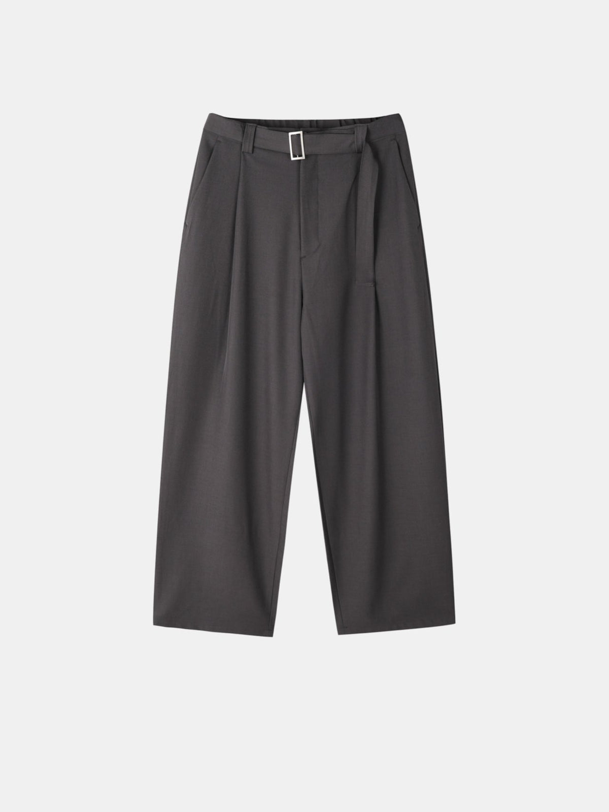 MAGNOLIA Loop Belted Wide Pants(BROWN,CHARCOAL,BLACK) 商品画像11/21