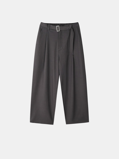 MAGNOLIA Loop Belted Wide Pants(BROWN,CHARCOAL,BLACK) 商品画像11/21