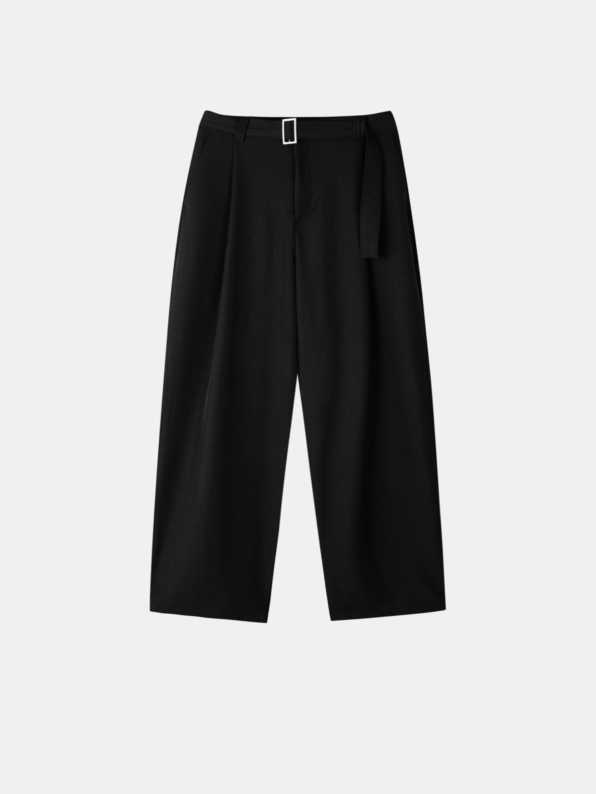 MAGNOLIA Loop Belted Wide Pants(BROWN,CHARCOAL,BLACK) 商品画像12/21