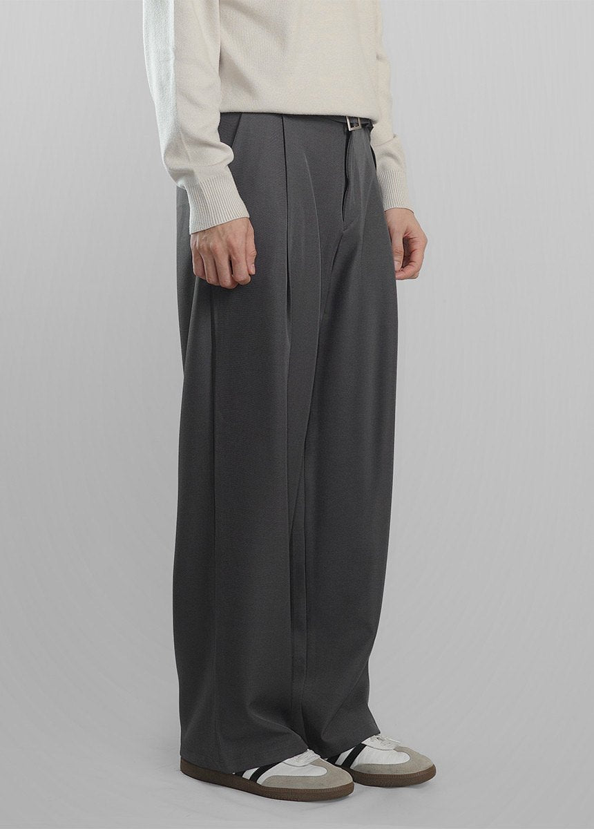 MAGNOLIA Loop Belted Wide Pants(BROWN,CHARCOAL,BLACK) 商品画像13/21
