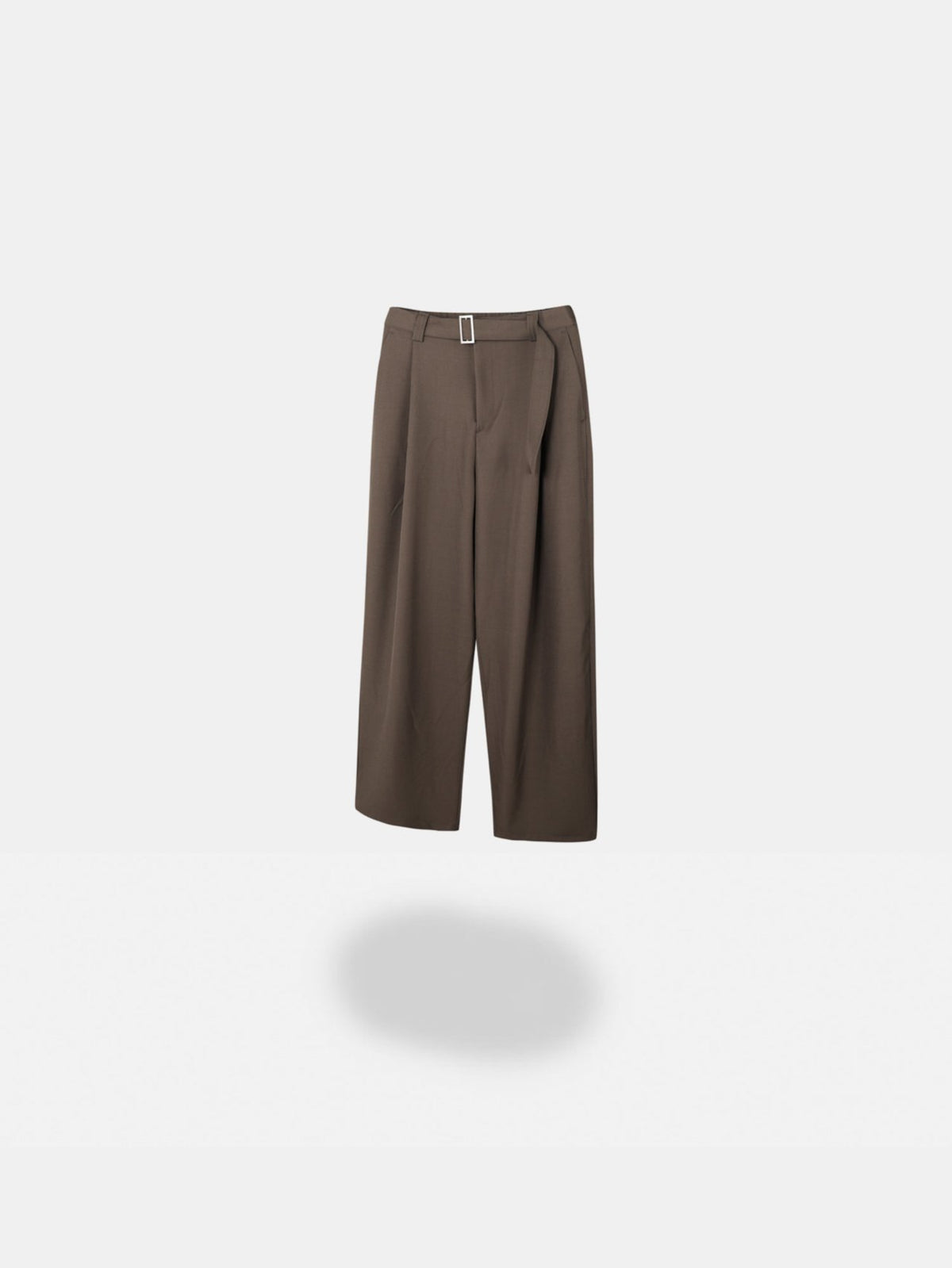 MAGNOLIA Loop Belted Wide Pants(BROWN,CHARCOAL,BLACK) 商品画像15/21