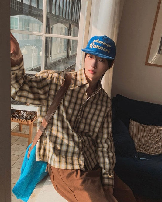 MAGNOLIA Lucy Gradient Check Shirt(YELLOW,BEIGE,BLUE) 商品画像2/11