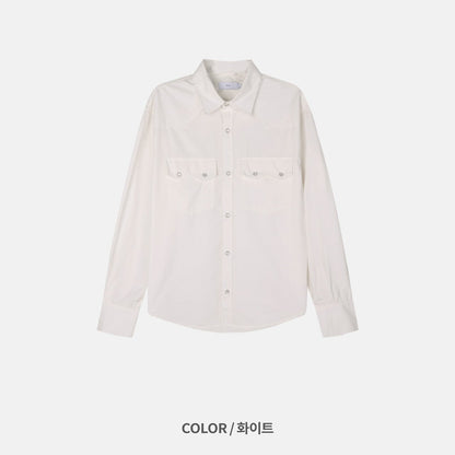 MAGNOLIA Mars Western Shirt(WHITE,KHAKI,BLACK) 商品画像2/12