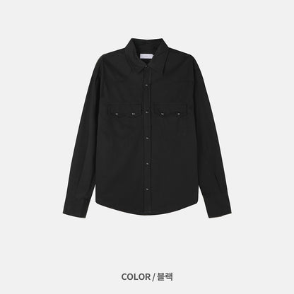 MAGNOLIA Mars Western Shirt(WHITE,KHAKI,BLACK) 商品画像4/12