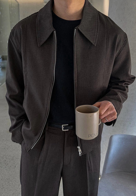 MAGNOLIA Mate Blouson Set-Up(BLACK,BEIGE,BROWN,CHARCOAL) 商品画像4/18