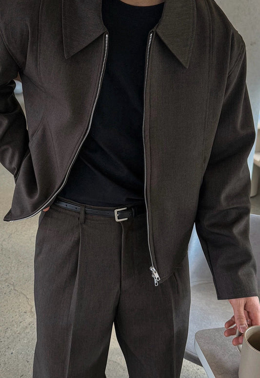 MAGNOLIA Mate Blouson Set-Up(BLACK,BEIGE,BROWN,CHARCOAL) 商品画像5/18
