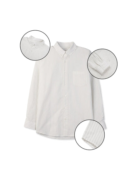 MAGNOLIA Mauve Stripe Shirt(GRAY,BLACK) 商品画像19/28