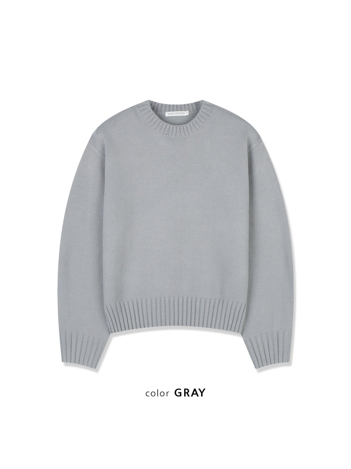 MAGNOLIA Minew Round Knit(GRAY,BROWN,NAVY,BLACK) 商品画像2/12