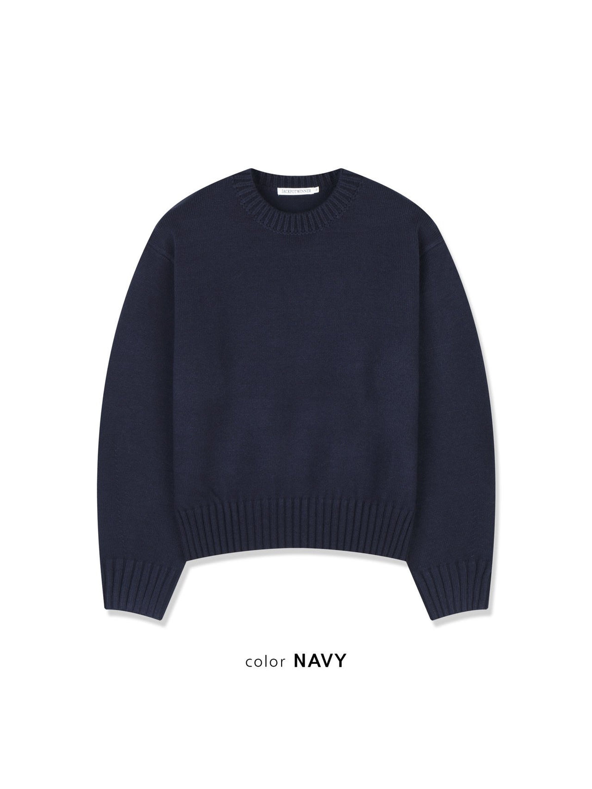 MAGNOLIA Minew Round Knit(GRAY,BROWN,NAVY,BLACK) 商品画像4/12