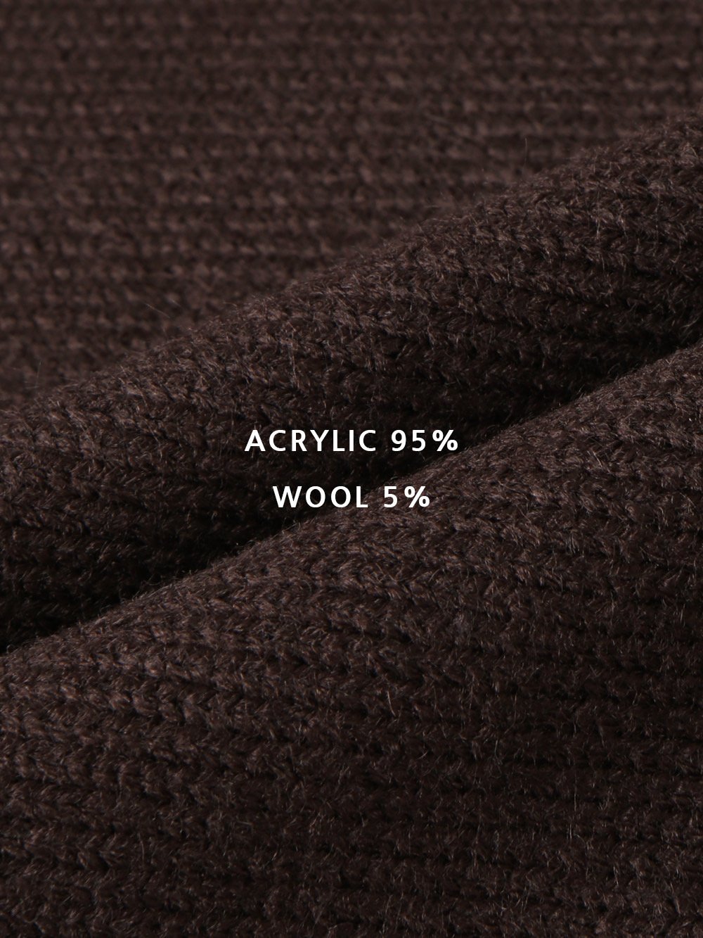 MAGNOLIA Minew Round Knit(GRAY,BROWN,NAVY,BLACK) 商品画像11/12