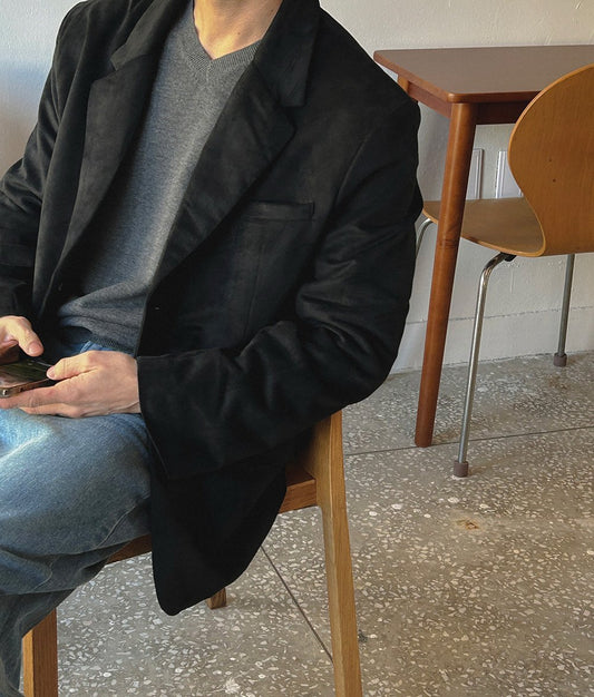 MAGNOLIA Mog Suede Jacket(BLACK,BROWN) 商品画像1/12