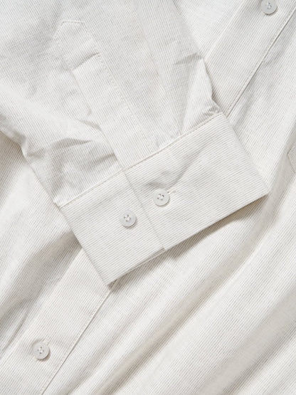 MAGNOLIA Momo Shirt Blouson & String Pants Setup(IVORY, NAVY) 商品画像9/18