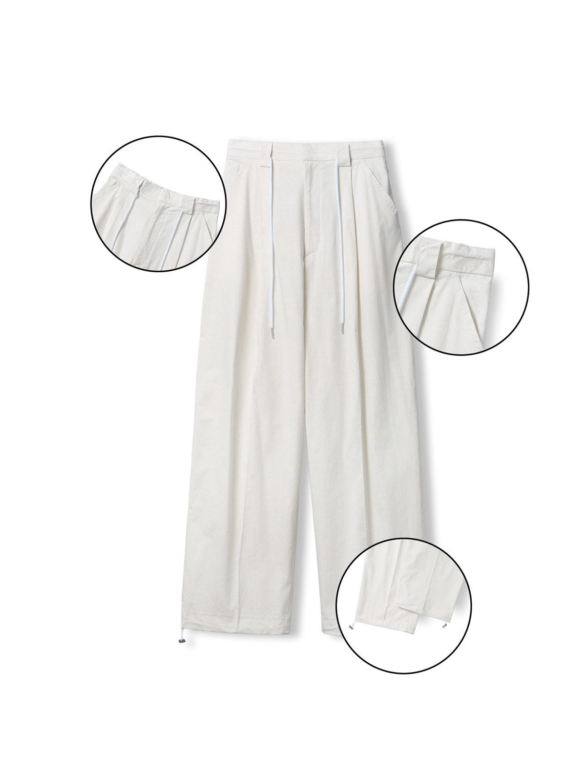 MAGNOLIA Momo Shirt Blouson & String Pants Setup(IVORY, NAVY) 商品画像10/18