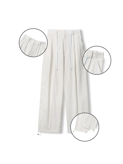 MAGNOLIA Momo Shirt Blouson & String Pants Setup(IVORY, NAVY) 商品画像10/18