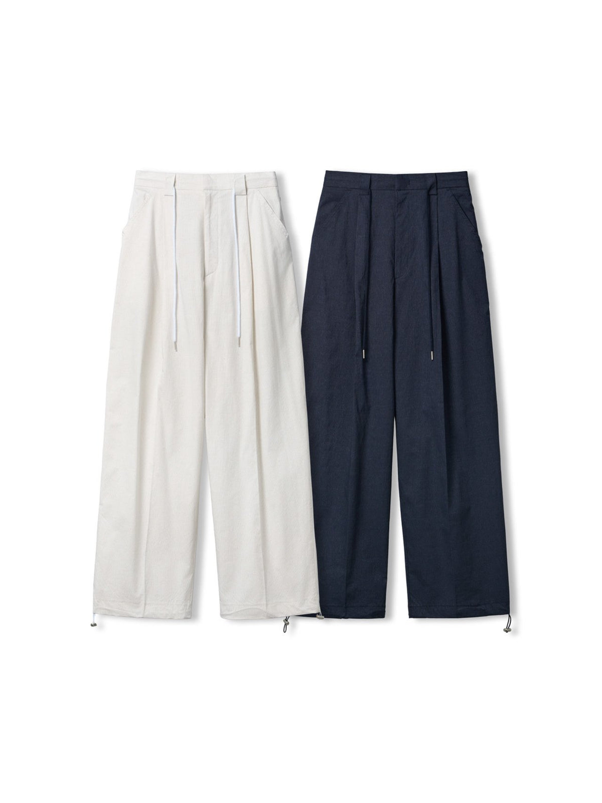 MAGNOLIA Momo Shirt Blouson & String Pants Setup(IVORY, NAVY) 商品画像12/18