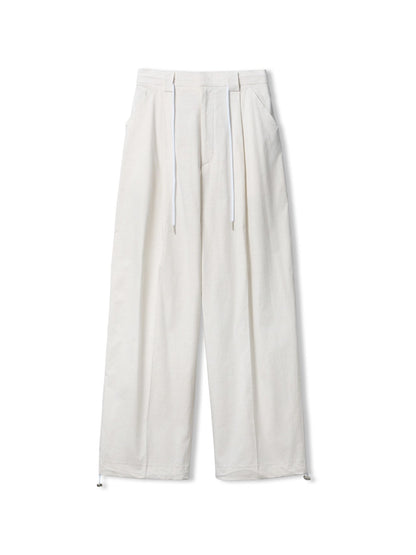 MAGNOLIA Momo Shirt Blouson & String Pants Setup(IVORY, NAVY) 商品画像15/18