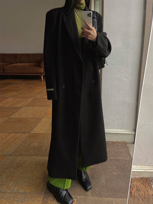 MAGNOLIA Morris Double Coat(IVORY,BLACK) 商品画像5/13
