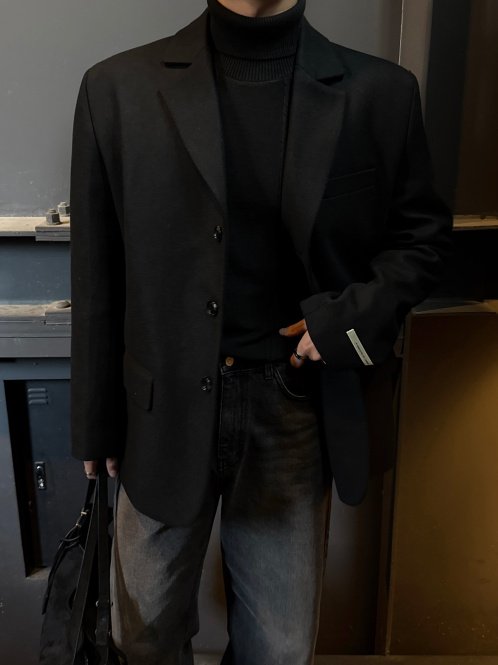 MAGNOLIA Most Wool Blazer(BEIGE,BLACK) 商品画像5/14
