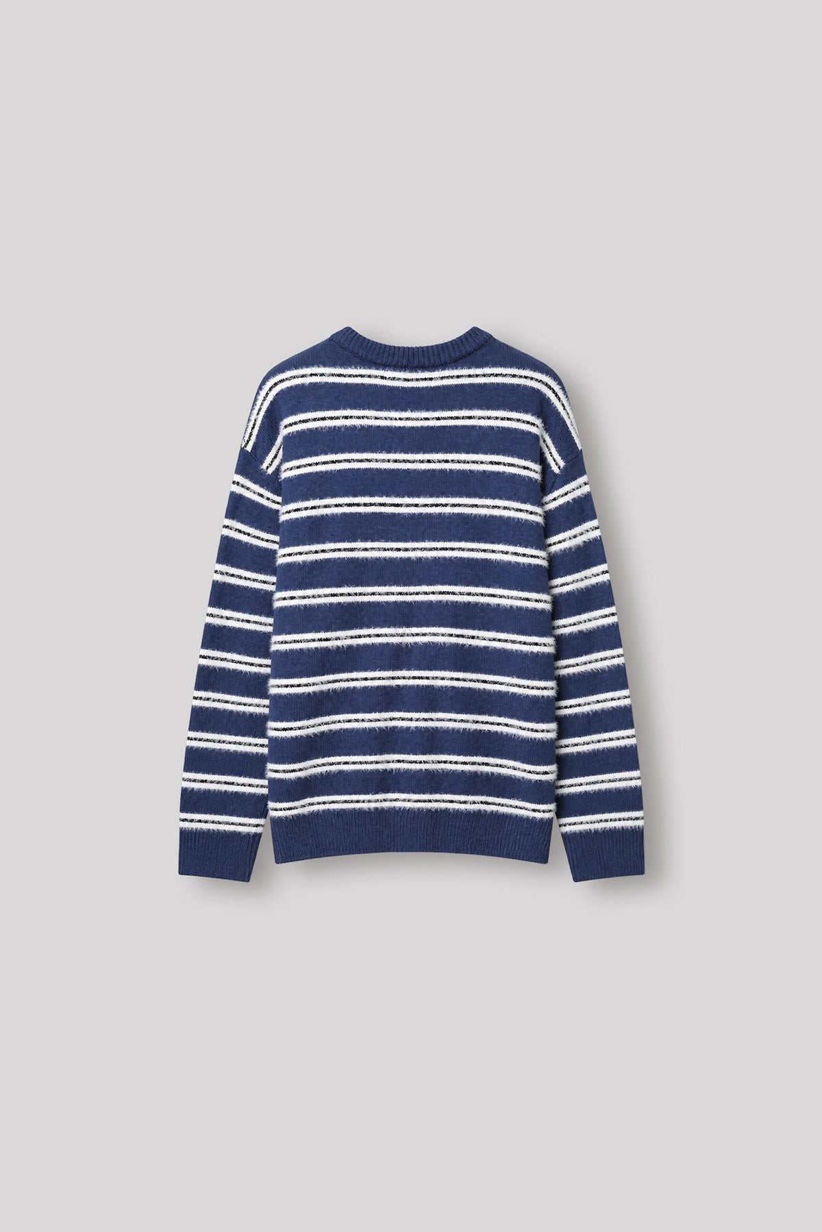 MAGNOLIA Multi Stripe Hairy Knit(BLUE,GRAY,BLACK) 商品画像2/9