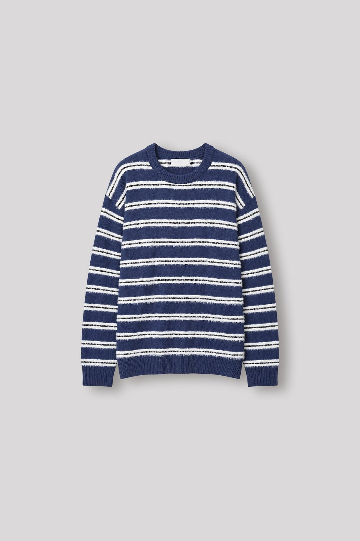 MAGNOLIA Multi Stripe Hairy Knit(BLUE,GRAY,BLACK) 商品画像2/11