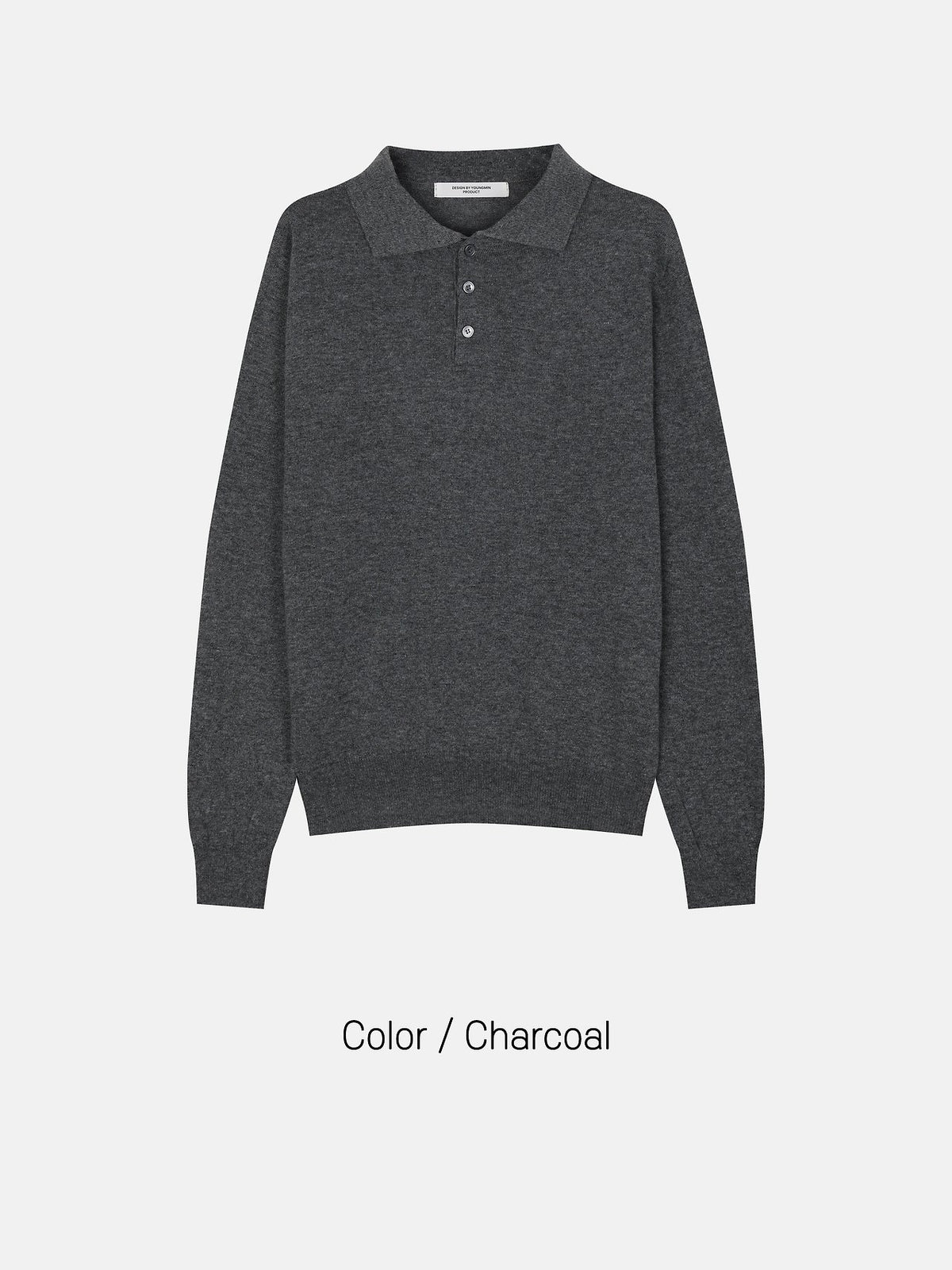 MAGNOLIA Musk Collar Knit(BURGUNDY,CHARCOAL,BLACK) 商品画像4/6