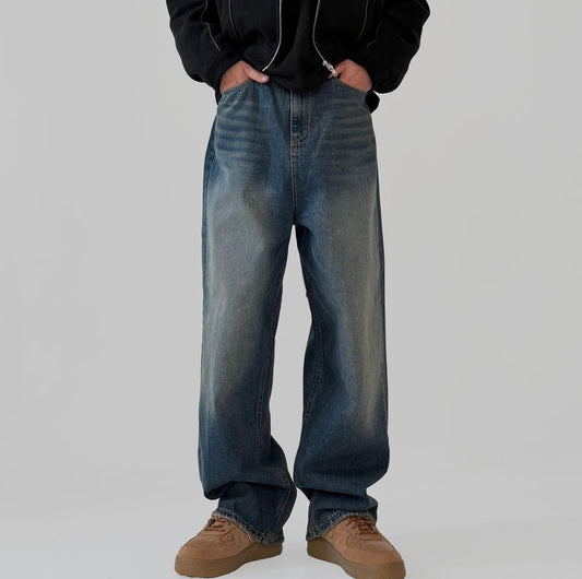 MAGNOLIA New Tinker Curved Denim Pants(BLUE,BLACK) 商品画像1/17