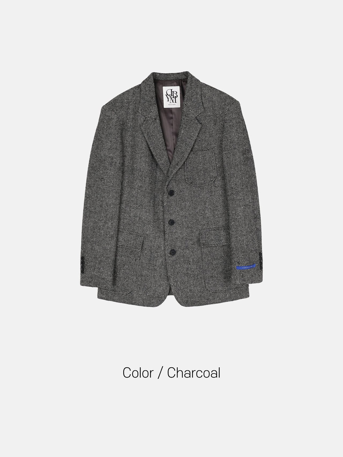 MAGNOLIA Newman Herringbone Wool Jacket(BROWN,CHARCOAL) 商品画像4/5