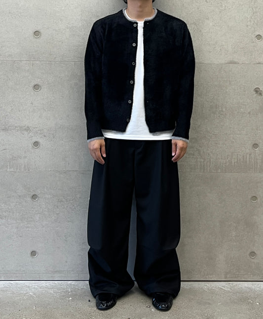 MAGNOLIA Nis Dart Wide Slacks(BROWN,BLACK) 商品画像3/17