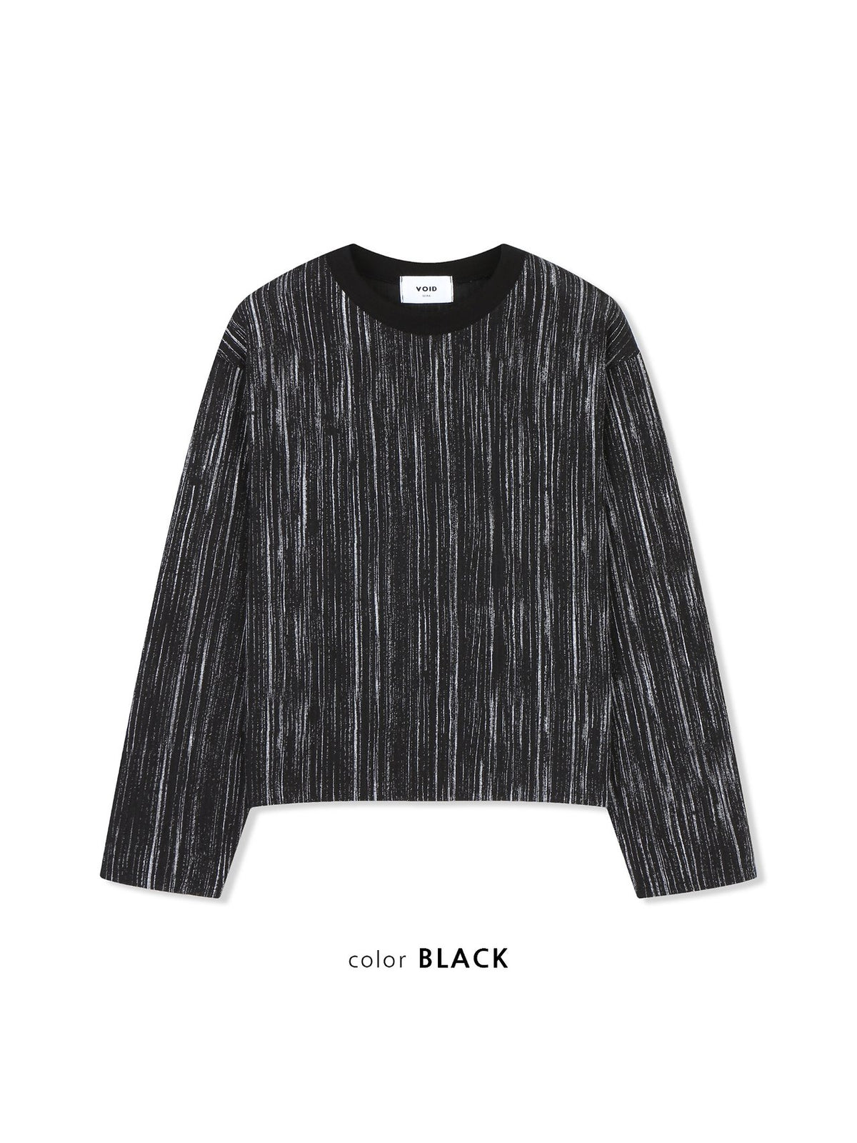 MAGNOLIA Nix Streak Ribbed Long Sleeve Tee(CREAM,GRAY,BLACK) 商品画像4/9