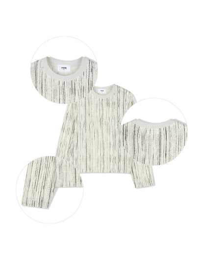 MAGNOLIA Nix Streak Ribbed Long Sleeve Tee(CREAM,GRAY,BLACK) 商品画像7/9