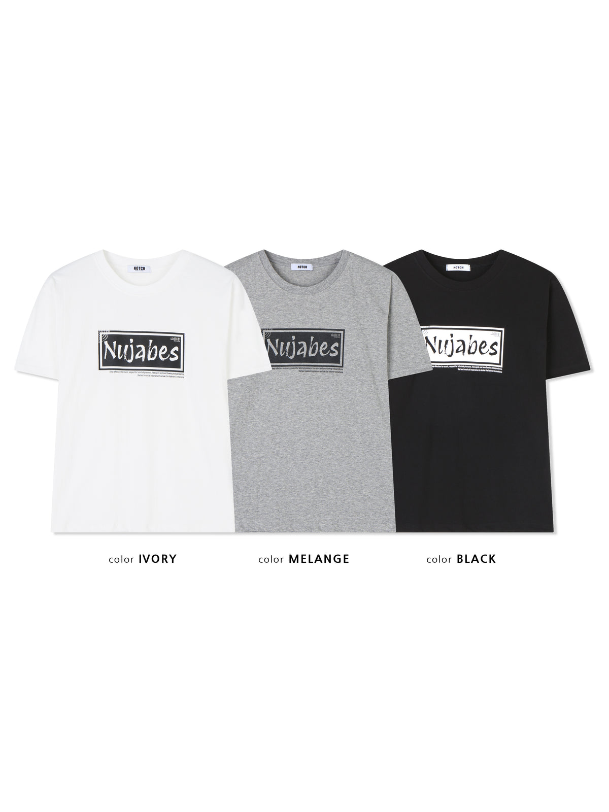 MAGNOLIA Nujabes Graphic Tee(IVORY,MELANGE,BLACK) 商品画像6/6
