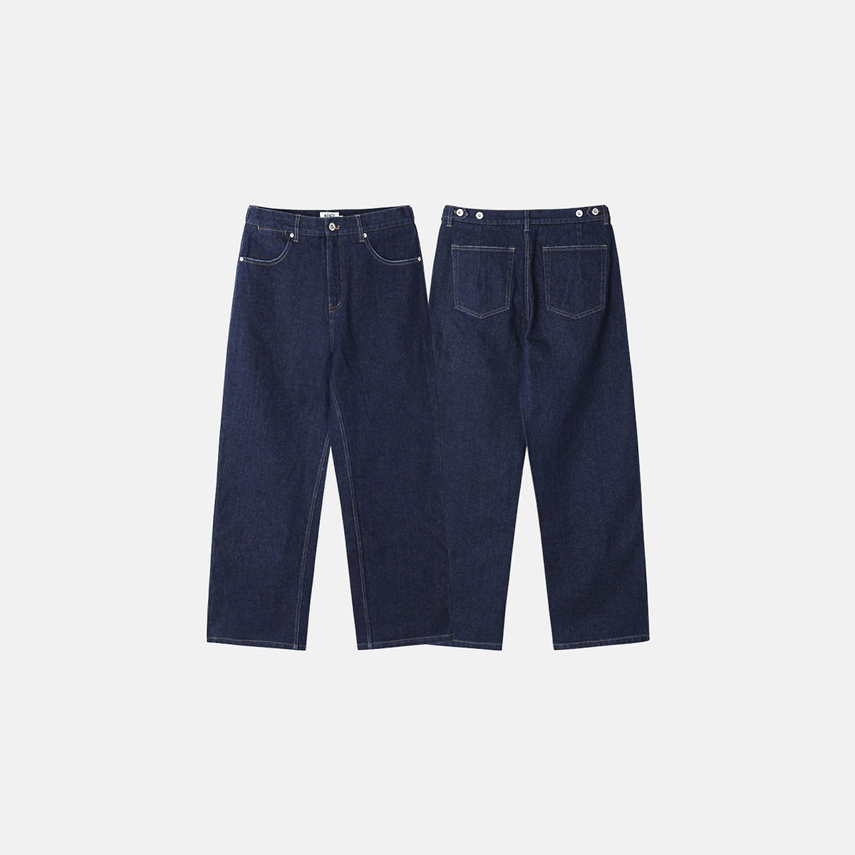 MAGNOLIA One Washed Denim Pants(MID BLUE) 商品画像1/14