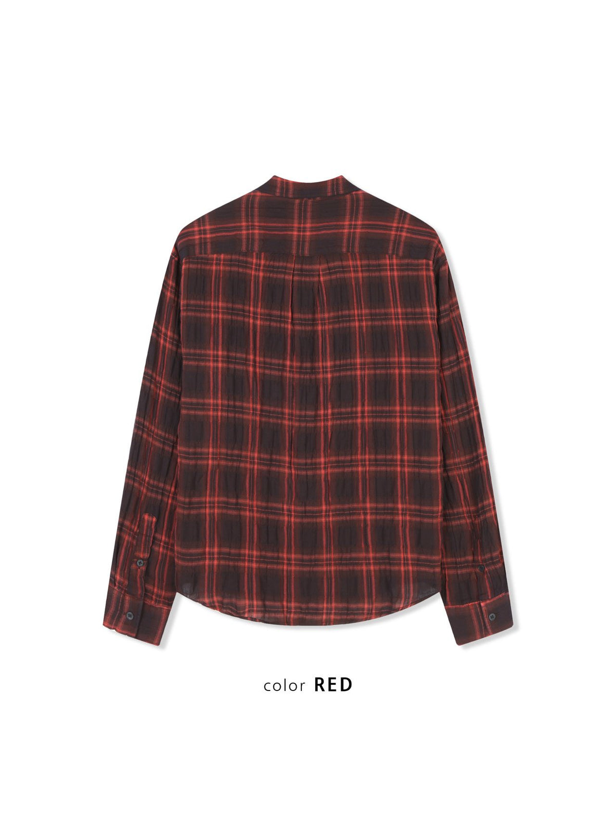 MAGNOLIA Our Pigment Check Shirt(RED,BLACK) 商品画像13/19