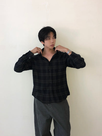 MAGNOLIA Our Pigment Check Shirt(RED,BLACK) 商品画像6/19