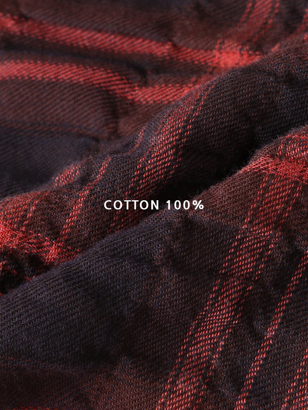 MAGNOLIA Our Pigment Check Shirt(RED,BLACK) 商品画像16/19