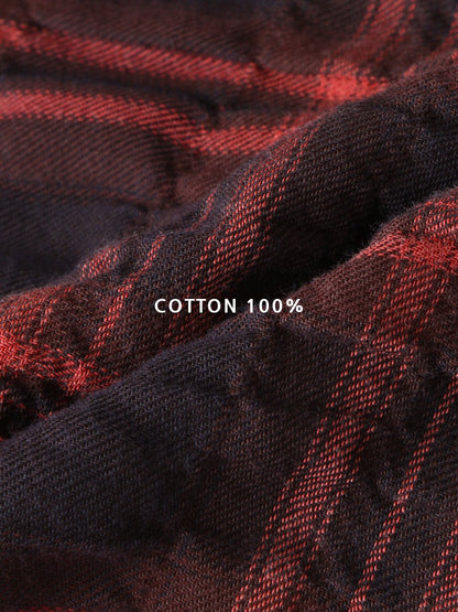 MAGNOLIA Our Pigment Check Shirt(RED,BLACK) 商品画像16/19