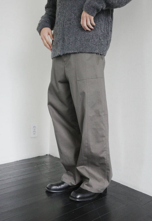 MAGNOLIA Out Balloon Cotton Pants(BEIGE,KHAKI,BLACK) 商品画像3/12