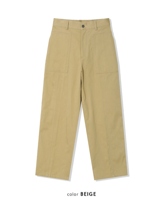 MAGNOLIA Out Balloon Cotton Pants(BEIGE,KHAKI,BLACK) 商品画像4/12