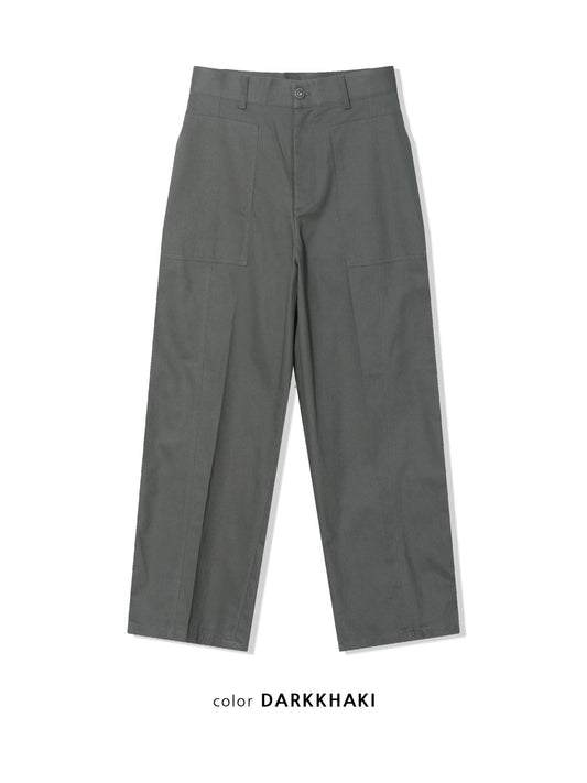 MAGNOLIA Out Balloon Cotton Pants(BEIGE,KHAKI,BLACK) 商品画像5/12