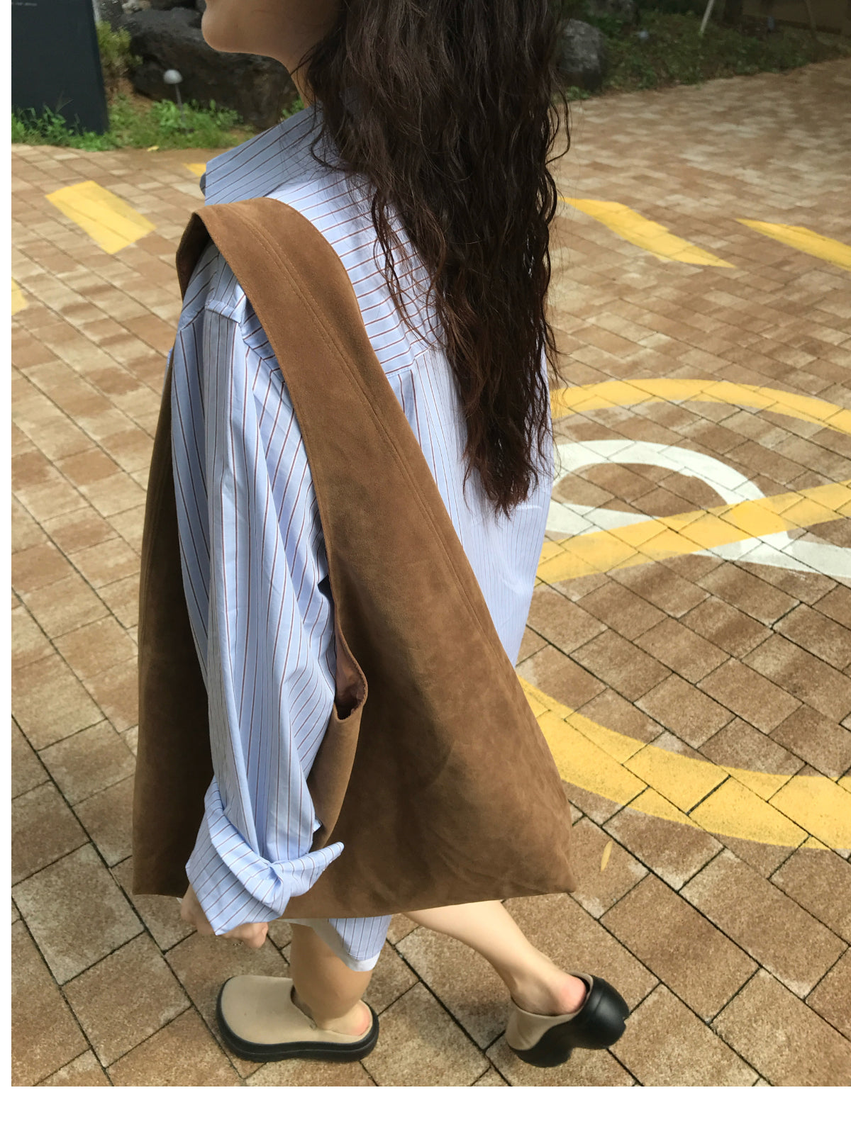 MAGNOLIA Oversized Stripe Shirt 韓国メンズファッション 13