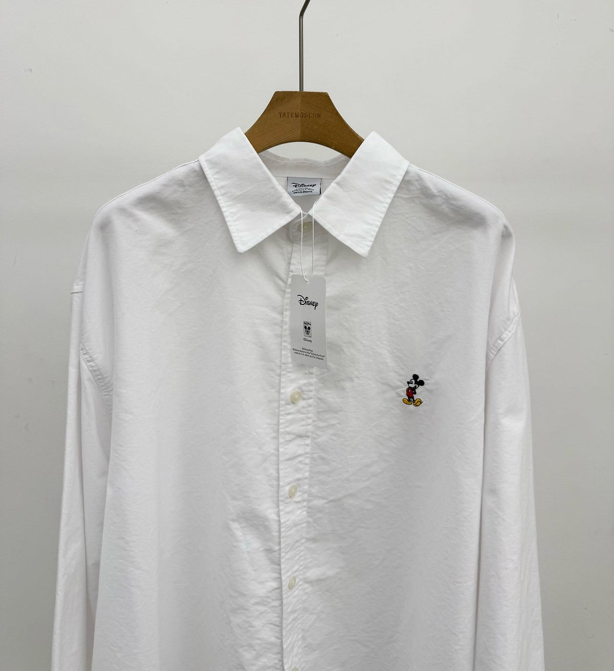 MAGNOLIA Oxford Embroidered Shirt(WHITE,SKY BLUE) 商品画像7/9
