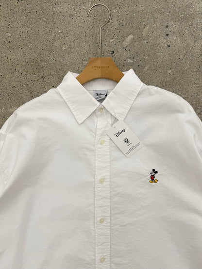 MAGNOLIA Oxford Embroidered Shirt(WHITE,SKY BLUE) 商品画像9/9