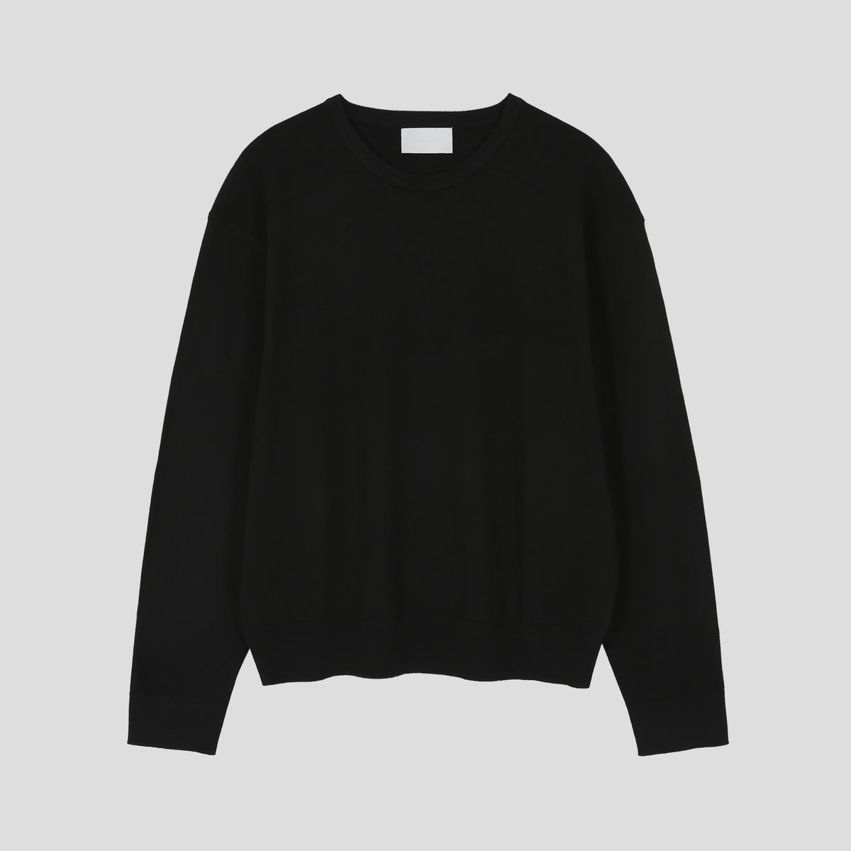 MAGNOLIA Passive Sewing Round Knit(IVORY,MELANGE GRAY,PURPLE,BLACK) 商品画像12/27