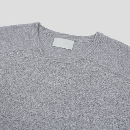 MAGNOLIA Passive Sewing Round Knit(IVORY,MELANGE GRAY,PURPLE,BLACK) 商品画像13/27