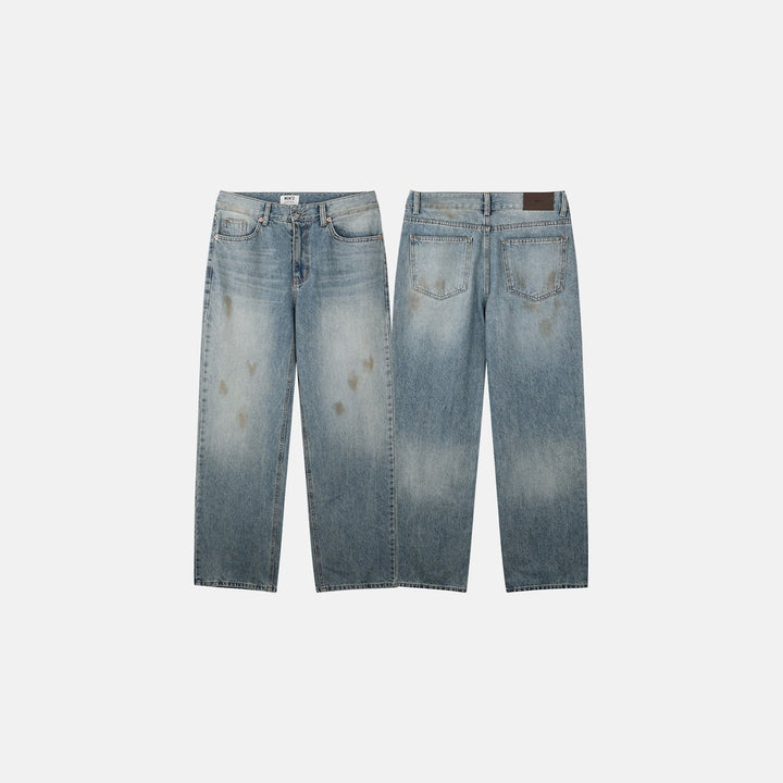 Pent Straight Denim Pants