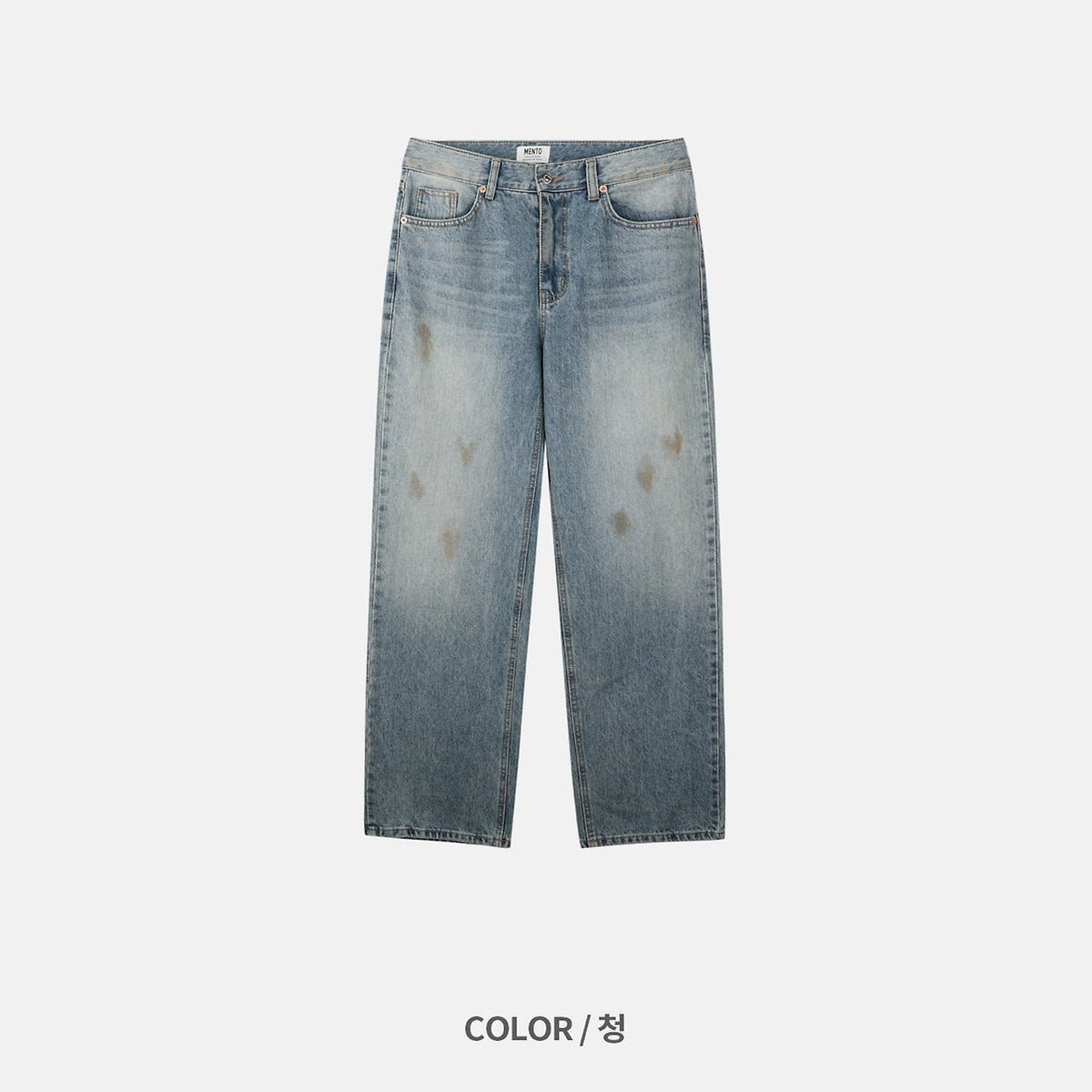 MAGNOLIA Pent Straight Denim Pants(BLUE) 商品画像2/8