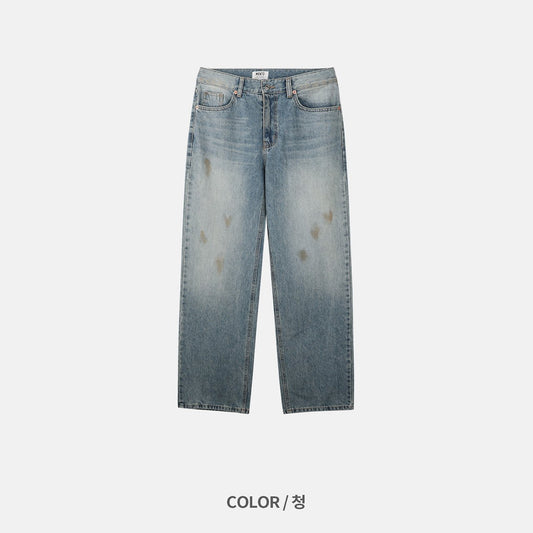 MAGNOLIA Pent Straight Denim Pants(BLUE) 商品画像2/8