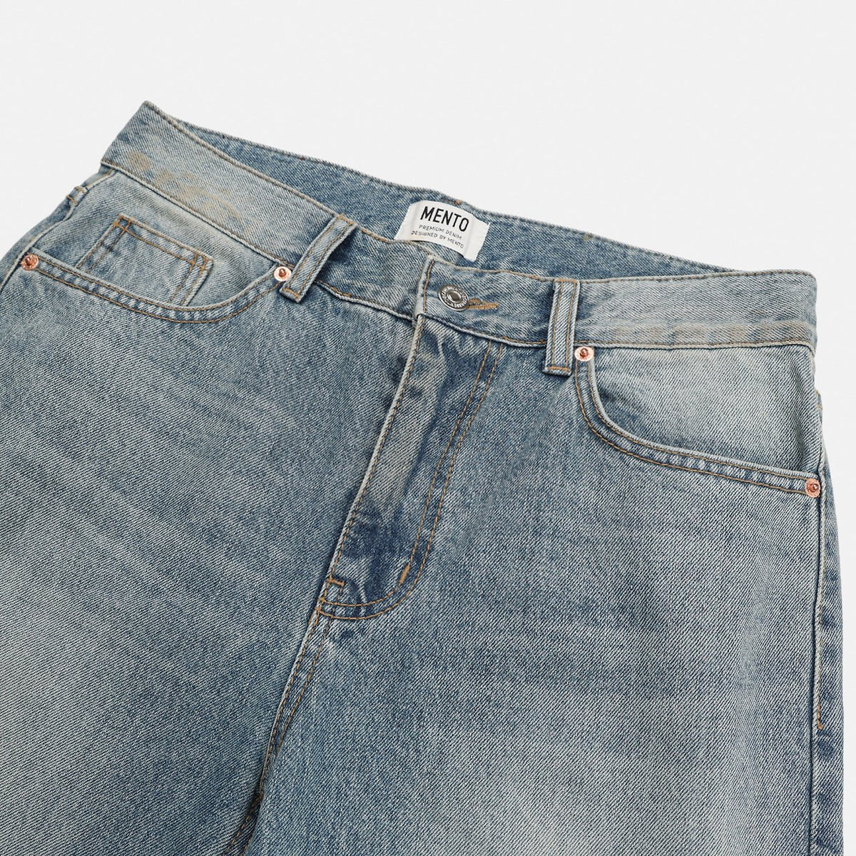 MAGNOLIA Pent Straight Denim Pants(BLUE) 商品画像4/8