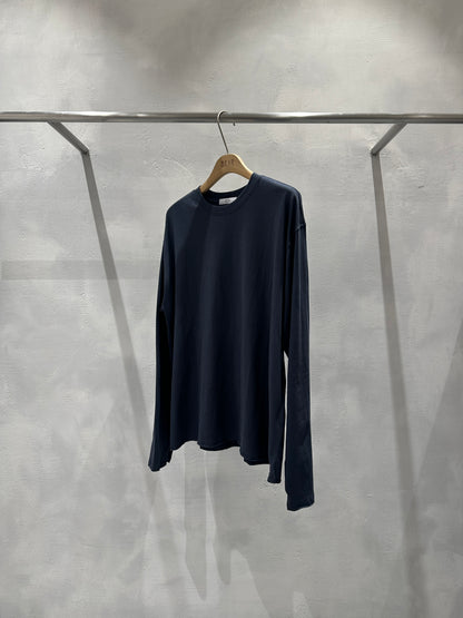 MAGNOLIA Pigment Drop-Shoulder Long Sleeve Tee(WHITE,BROWN,LIGHT GRAY,NAVY,CHARCOAL,BLACK) 商品画像17/20
